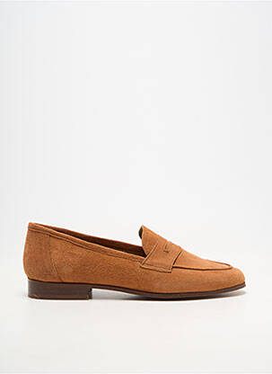 Mocassins bout rond talon plat jusqu'à 3cm marron MAISON TOUFET femme