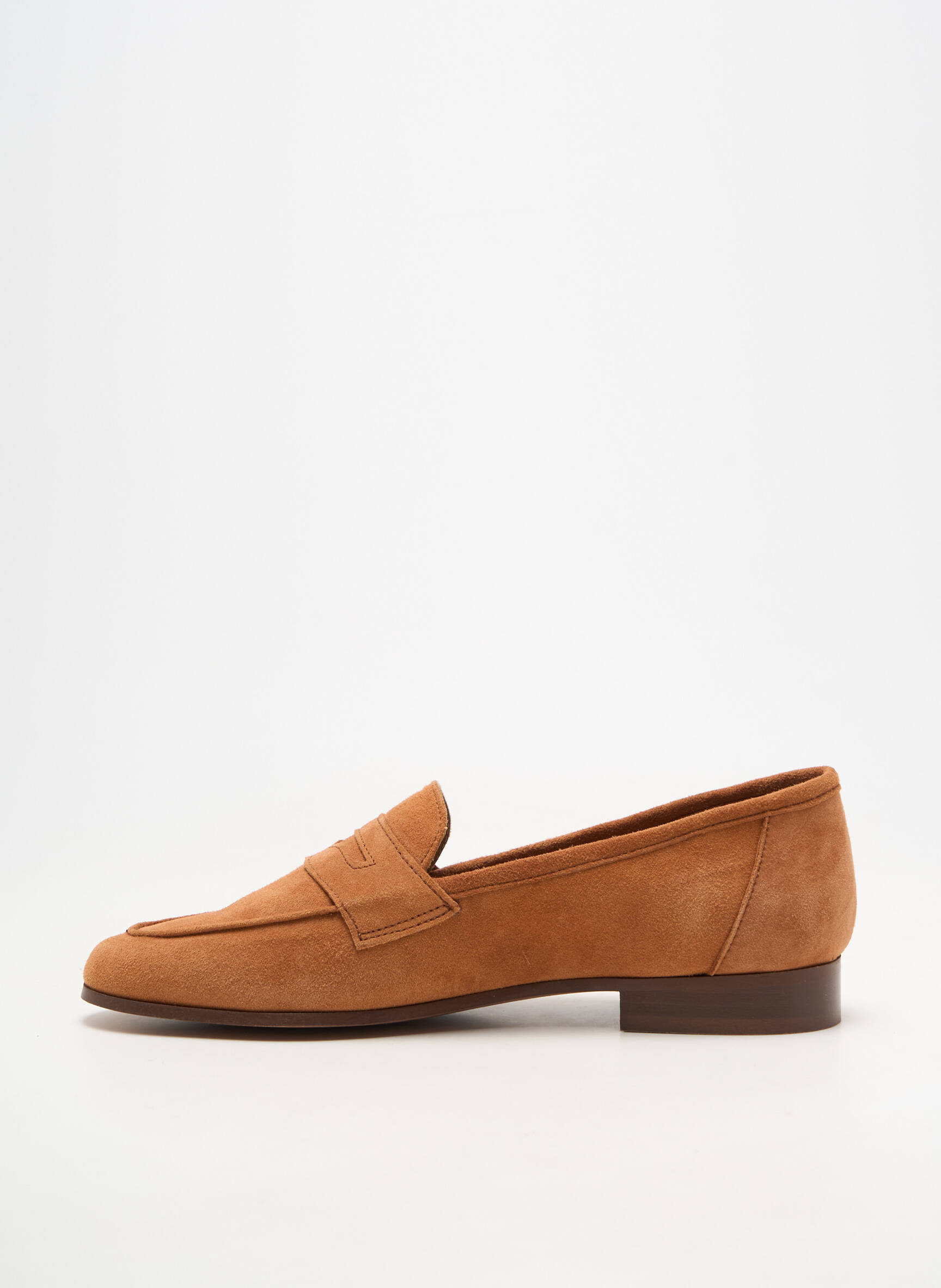 Mocassins bout rond talon plat jusqu'à 3cm marron MAISON TOUFET femme
