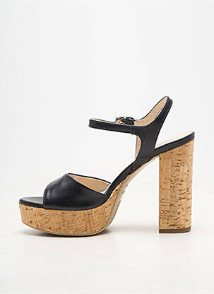 Sandales/nu pieds matière lisse talon haut de 10cm et plus noir NERO GIARDINI femme