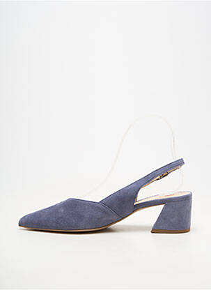 Mocassins talon de 4 à 6cm bleu HOGL femme