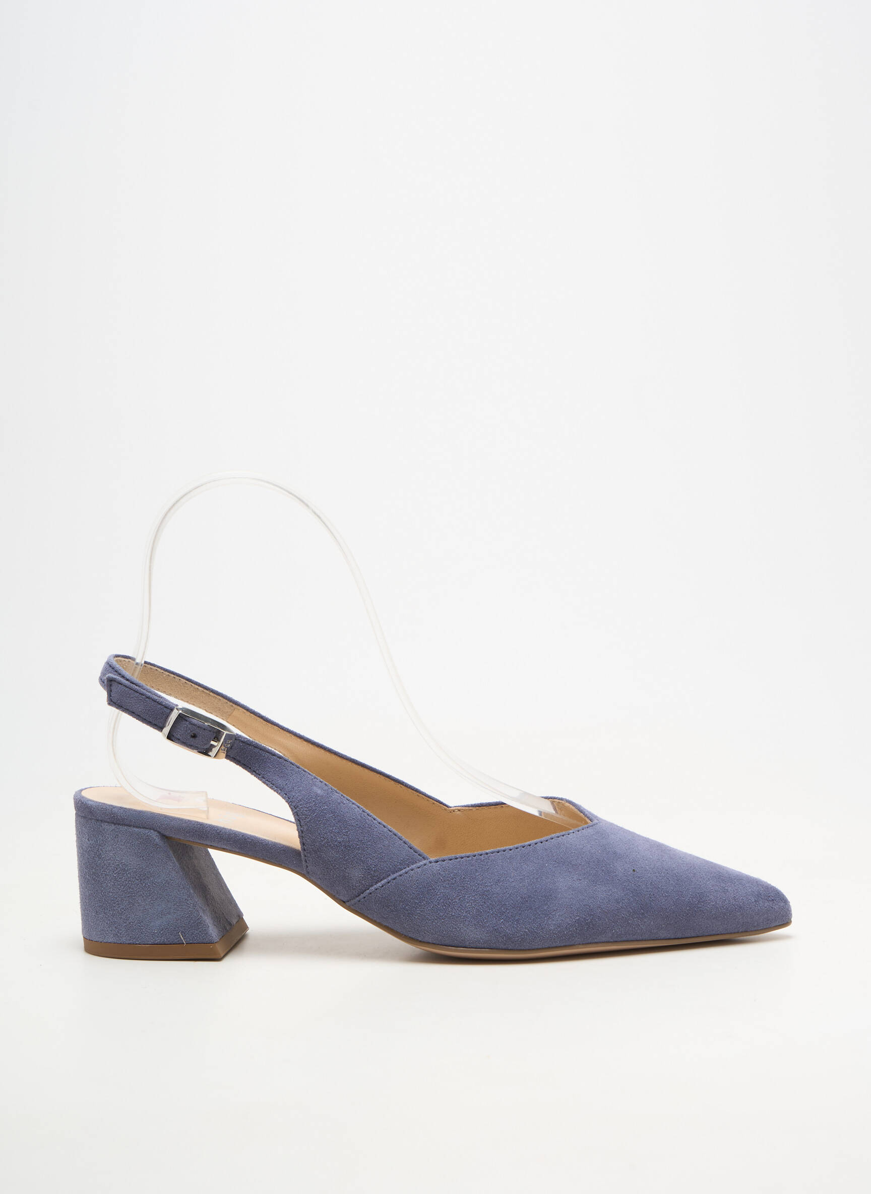 Mocassins talon de 4 à 6cm bleu HOGL femme