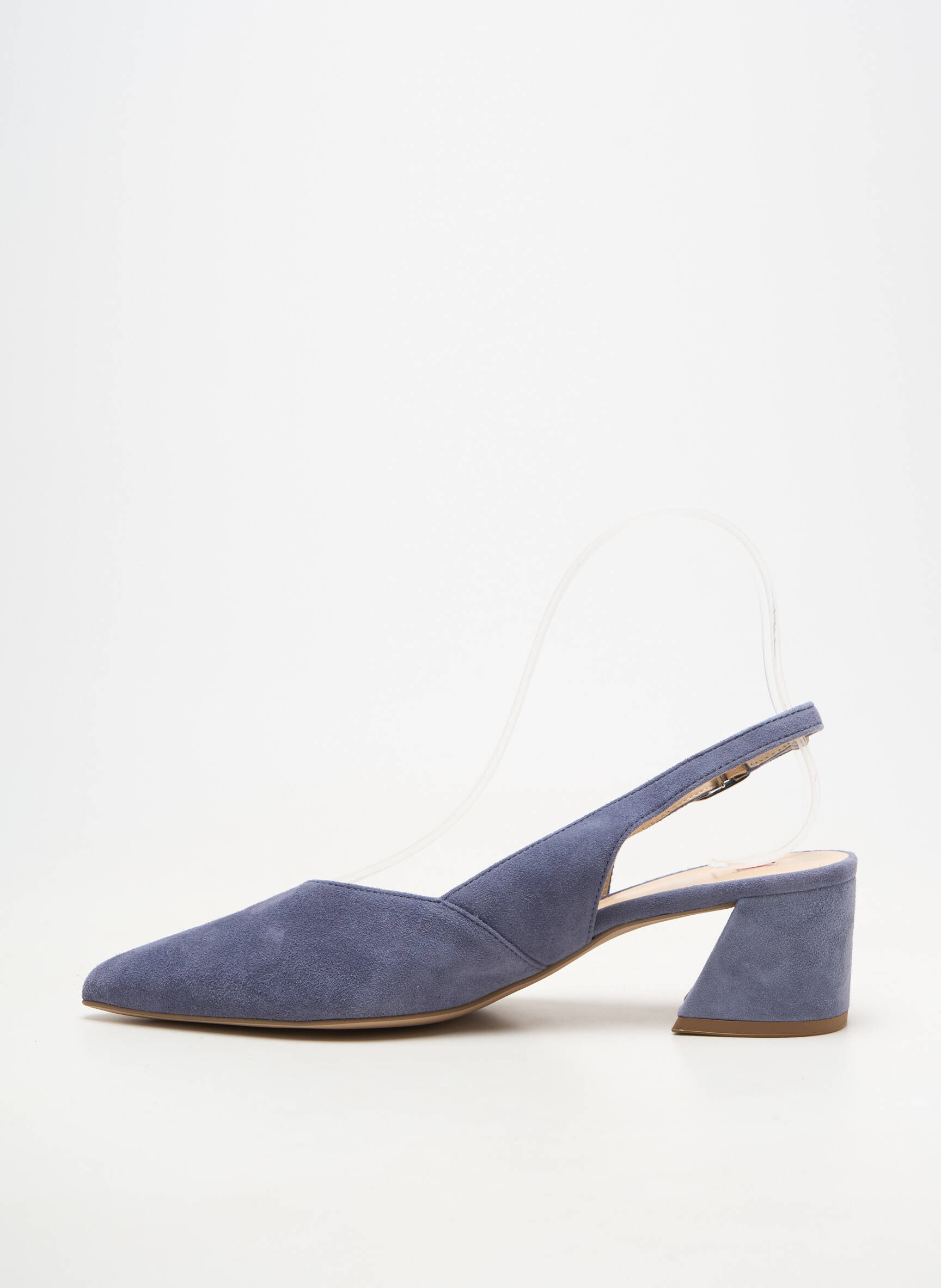 Mocassins talon de 4 à 6cm bleu HOGL femme