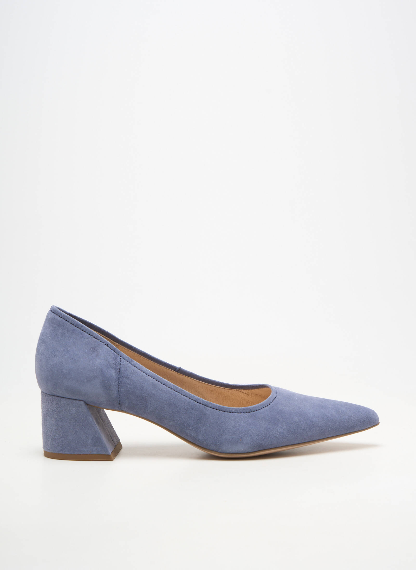 Escarpins bout pointu talon de 4 à 6cm bleu HOGL femme