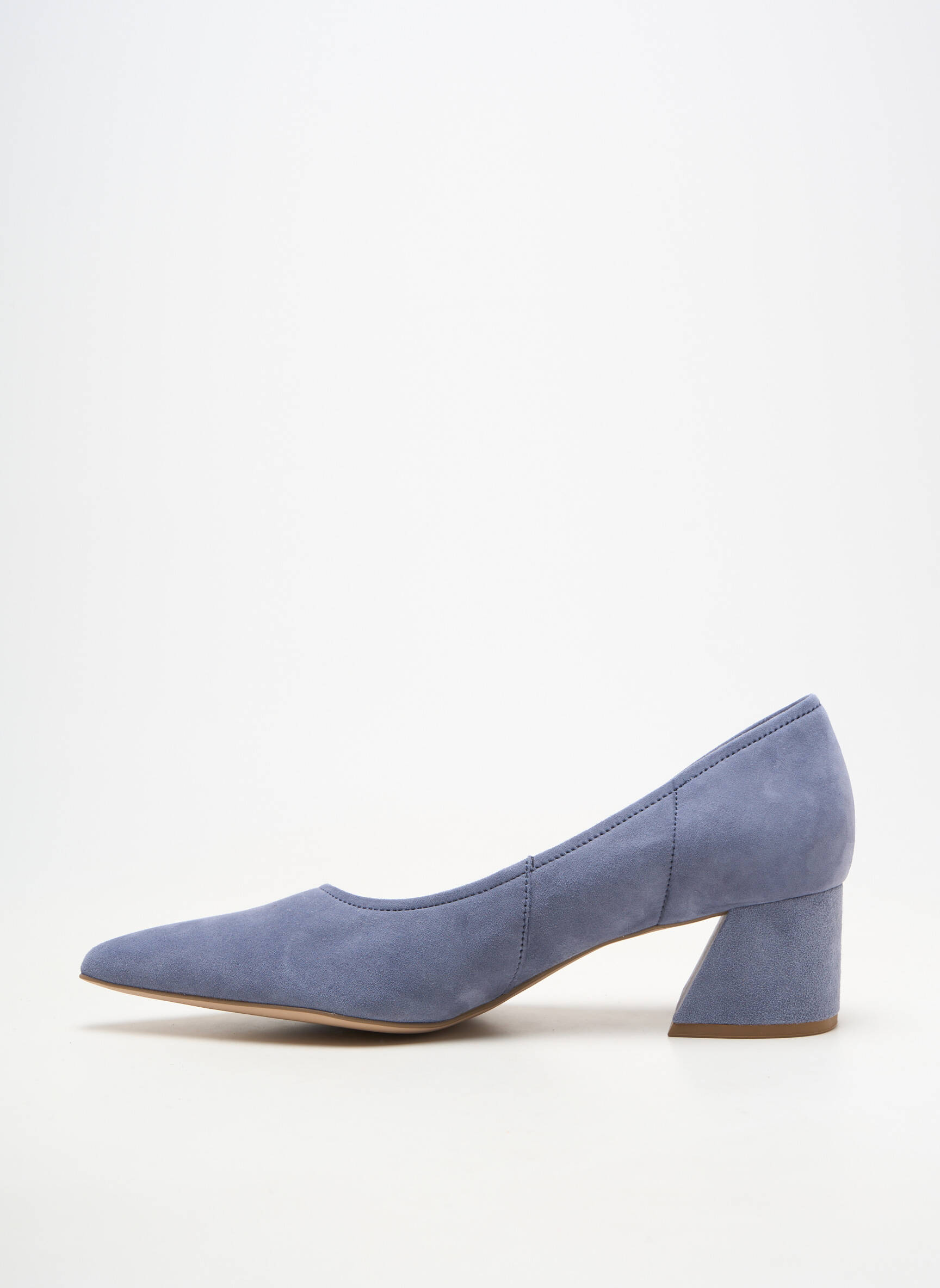 Escarpins bout pointu talon de 4 à 6cm bleu HOGL femme
