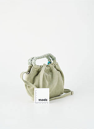 Sac type de porter main forme bourse vert UNISA femme
