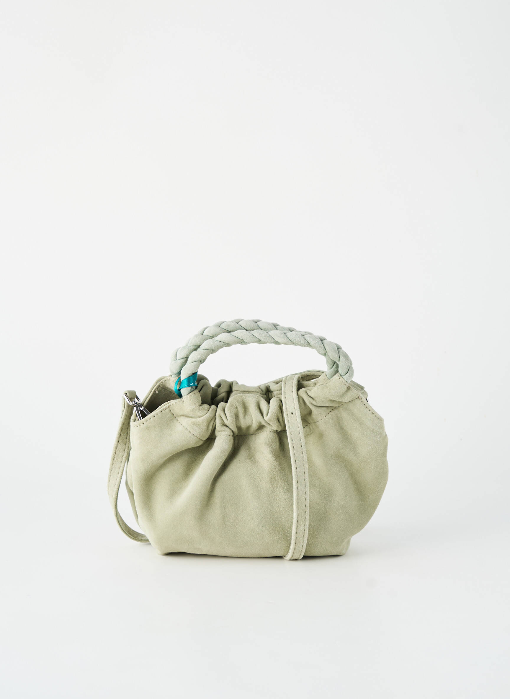 Sac type de porter main forme bourse vert UNISA femme