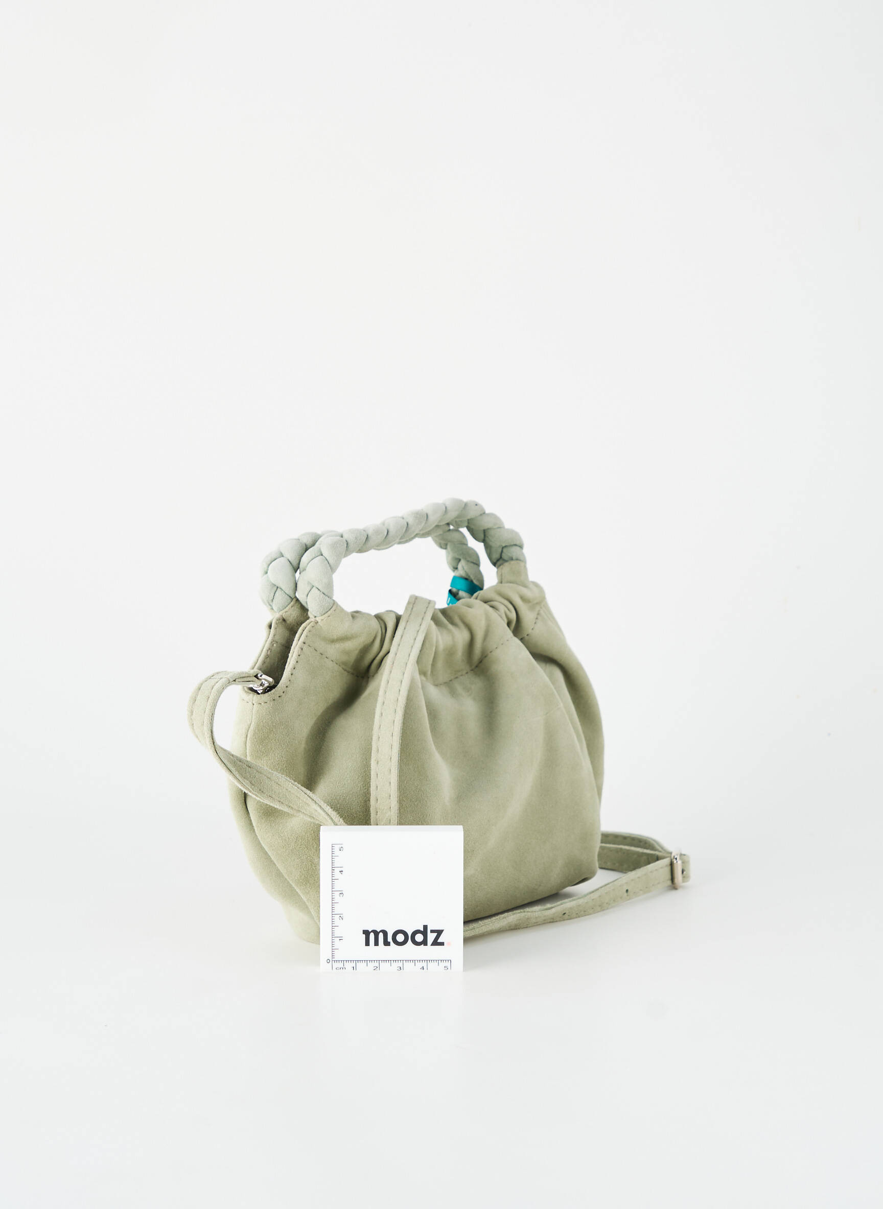 Sac type de porter main forme bourse vert UNISA femme