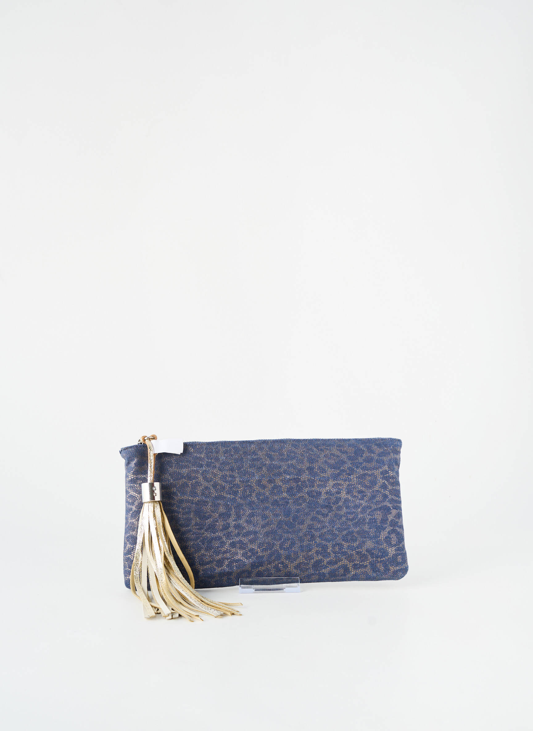 Pochette doublure textile bleu SACHA LONDON femme