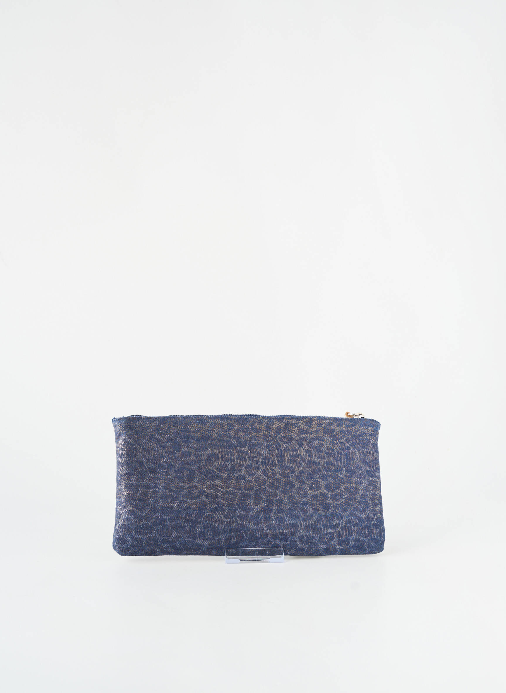 Pochette doublure textile bleu SACHA LONDON femme