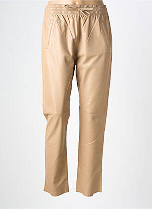 Pantalon chino poches taille normale marron OAKWOOD femme