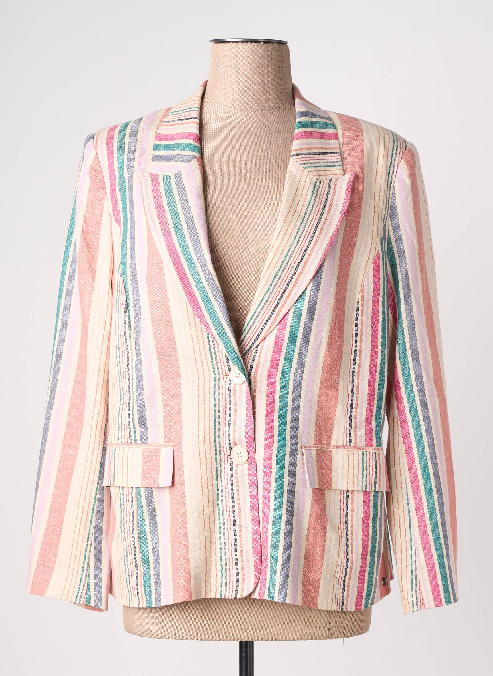 Blazer poches beige SURKANA femme