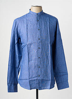 Chemise manches longues coupe droite bleu NO EXCESS homme
