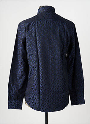 Chemise manches longues imprimé fantaisie bleu CAP 10 TEN homme