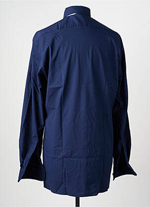 Chemise manches longues coupe droite bleu MARVELIS homme