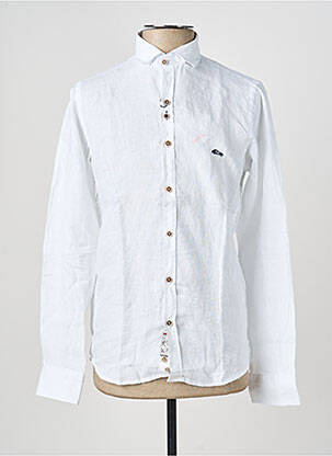 Chemise manches longues coupe cintrée blanc DARIO BELTRAN homme