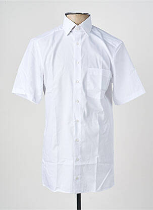 Chemise manches courtes coupe droite blanc MARVELIS homme