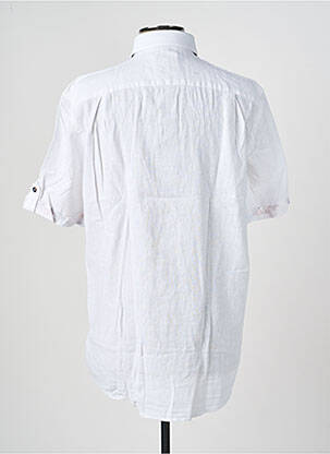 Chemise manches courtes coupe droite blanc REDMOND homme
