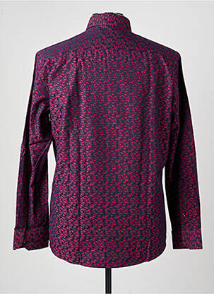 Chemise manches longues imprimé fantaisie violet CAP 10 TEN homme