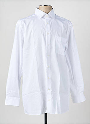 Chemise manches longues coupe droite blanc MARVELIS homme