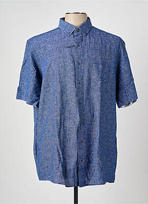 Chemise manches courtes coupe droite bleu REDMOND homme