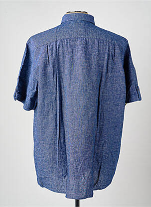 Chemise manches courtes coupe droite bleu REDMOND homme