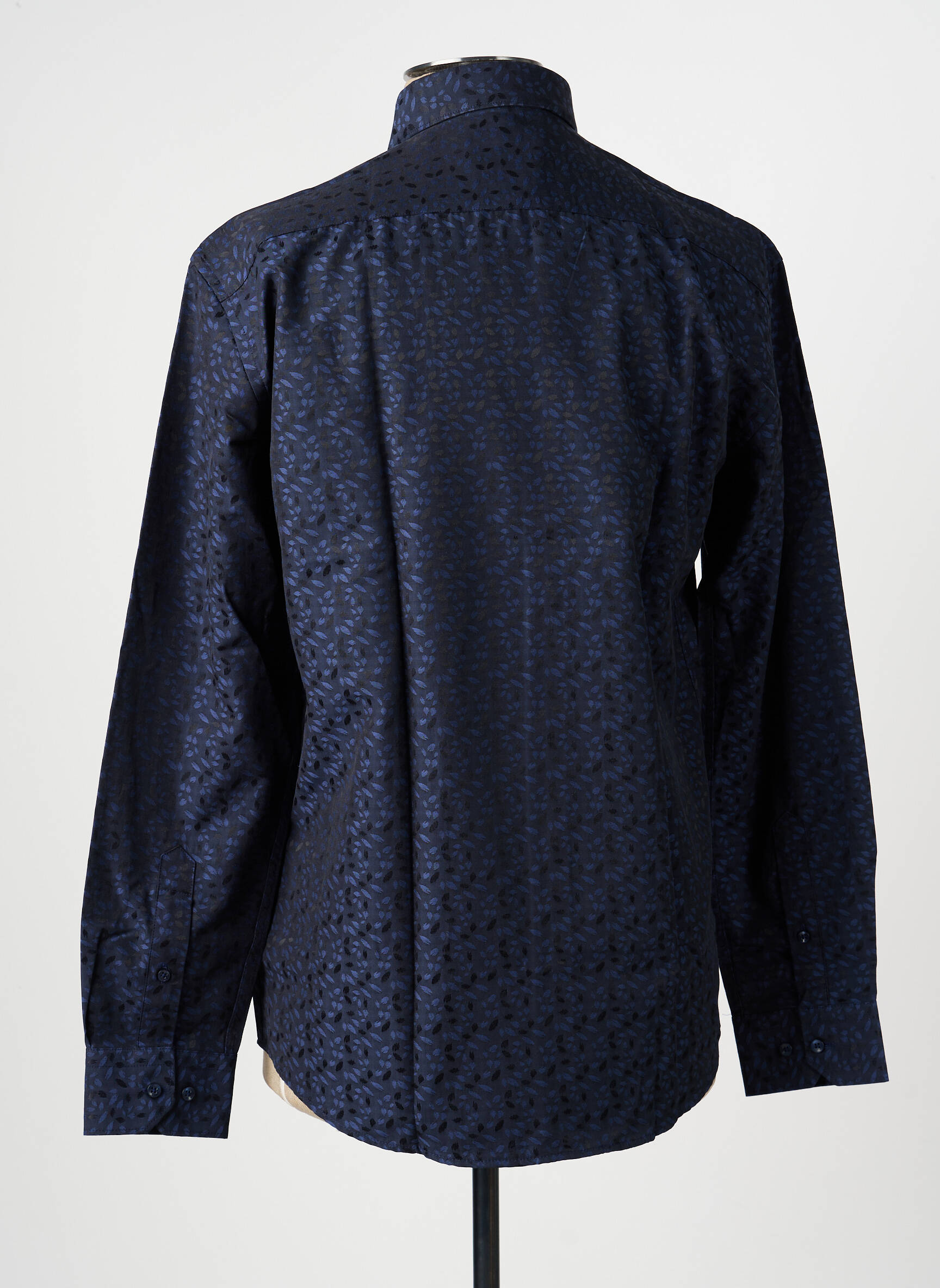 Chemise manches longues imprimé fantaisie bleu CAP 10 TEN homme