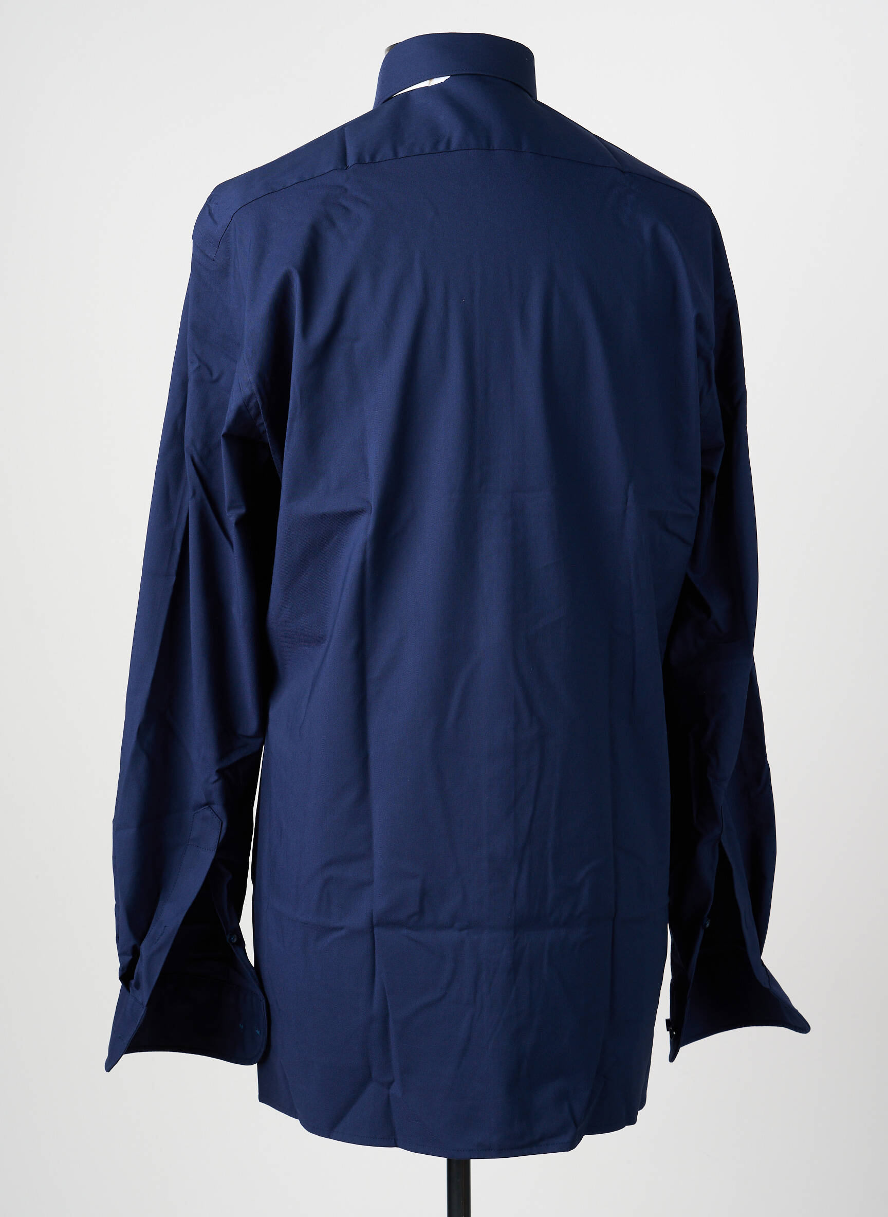 Chemise manches longues coupe droite bleu MARVELIS homme