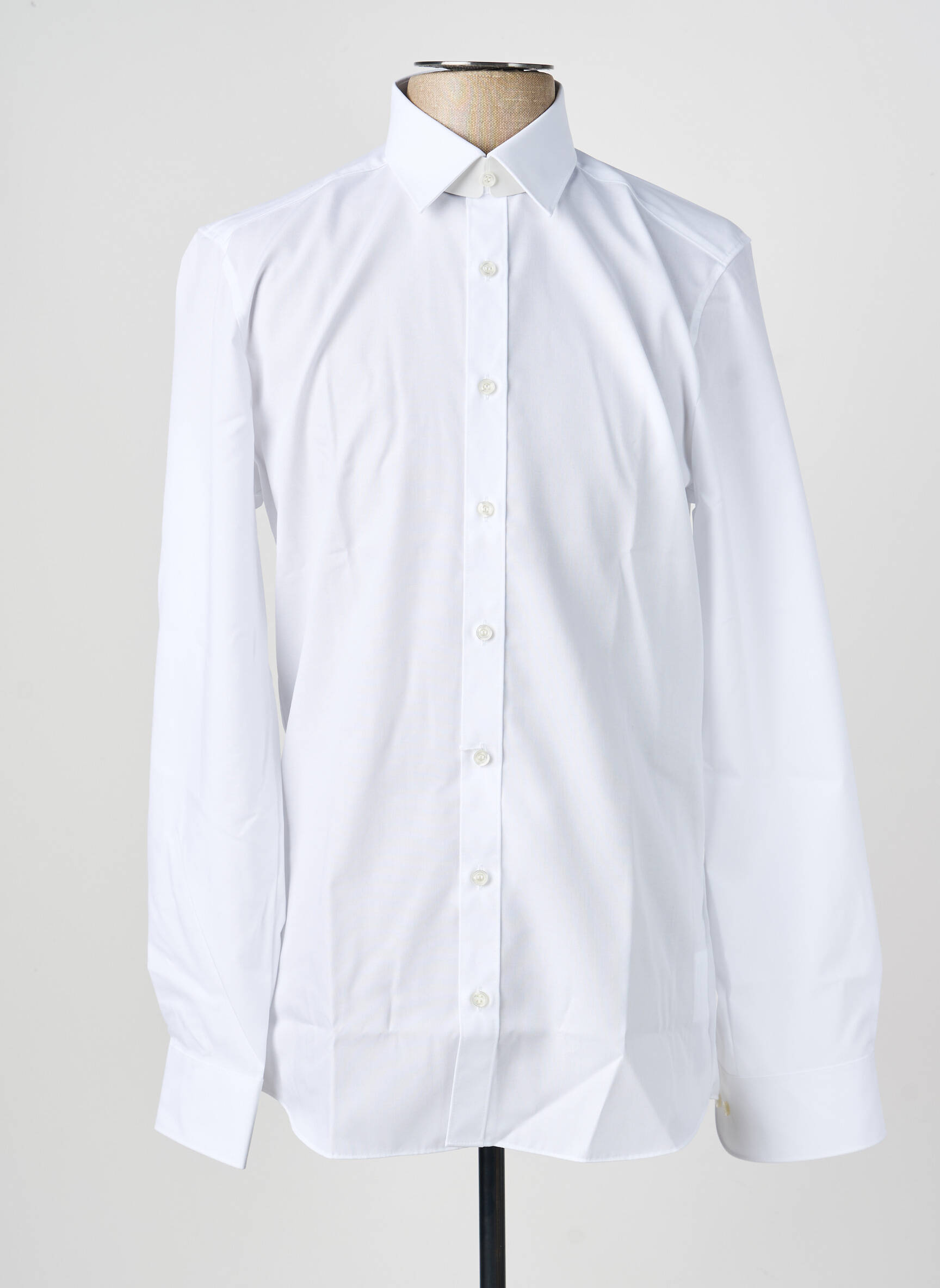 Chemise manches longues coupe cintrée blanc MARVELIS homme