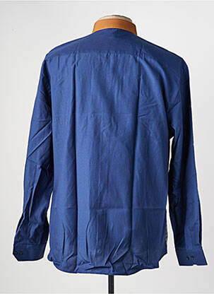 Chemise manches longues poches bleu CAP 10 TEN homme