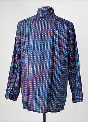 Chemise manches longues imprimé fantaisie bleu MARVELIS homme