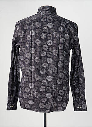 Chemise manches longues imprimé fantaisie noir FOXX homme
