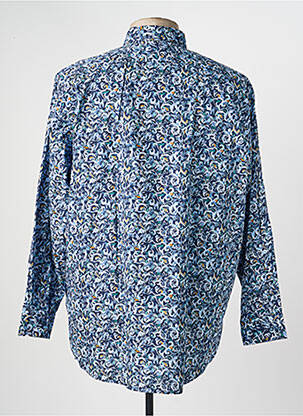 Chemise manches longues imprimé fantaisie bleu MARVELIS homme