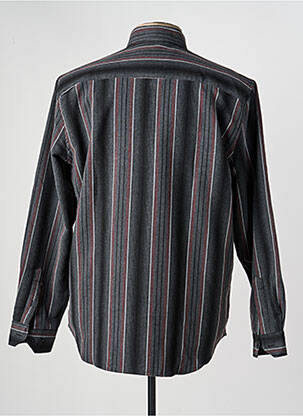 Chemise manches longues poches gris CAP 10 TEN homme
