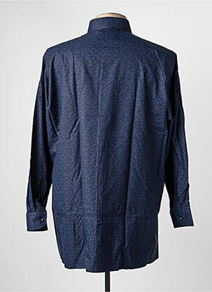 Chemise manches longues coupe droite bleu MARVELIS homme
