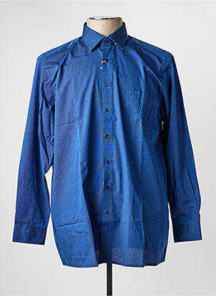 Chemise manches longues poches bleu MARVELIS homme