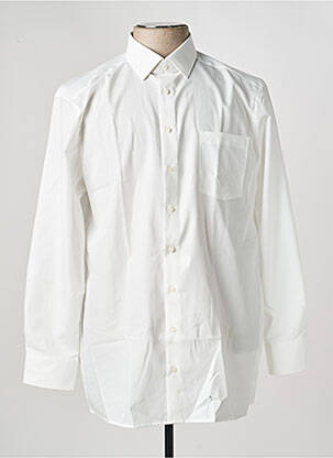 Chemise manches longues poches blanc MARVELIS homme