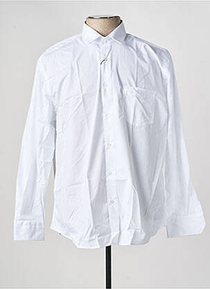 Chemise manches longues poches blanc CAP 10 TEN homme