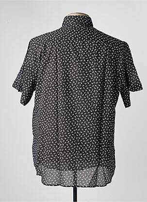 Chemise manches courtes fermeture boutonnée sur le devant noir CAMBERABERO homme