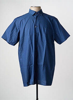 Chemise manches courtes coupe droite bleu MARVELIS homme