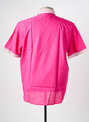 Chemise manches courtes poches rose DARIO BELTRAN homme