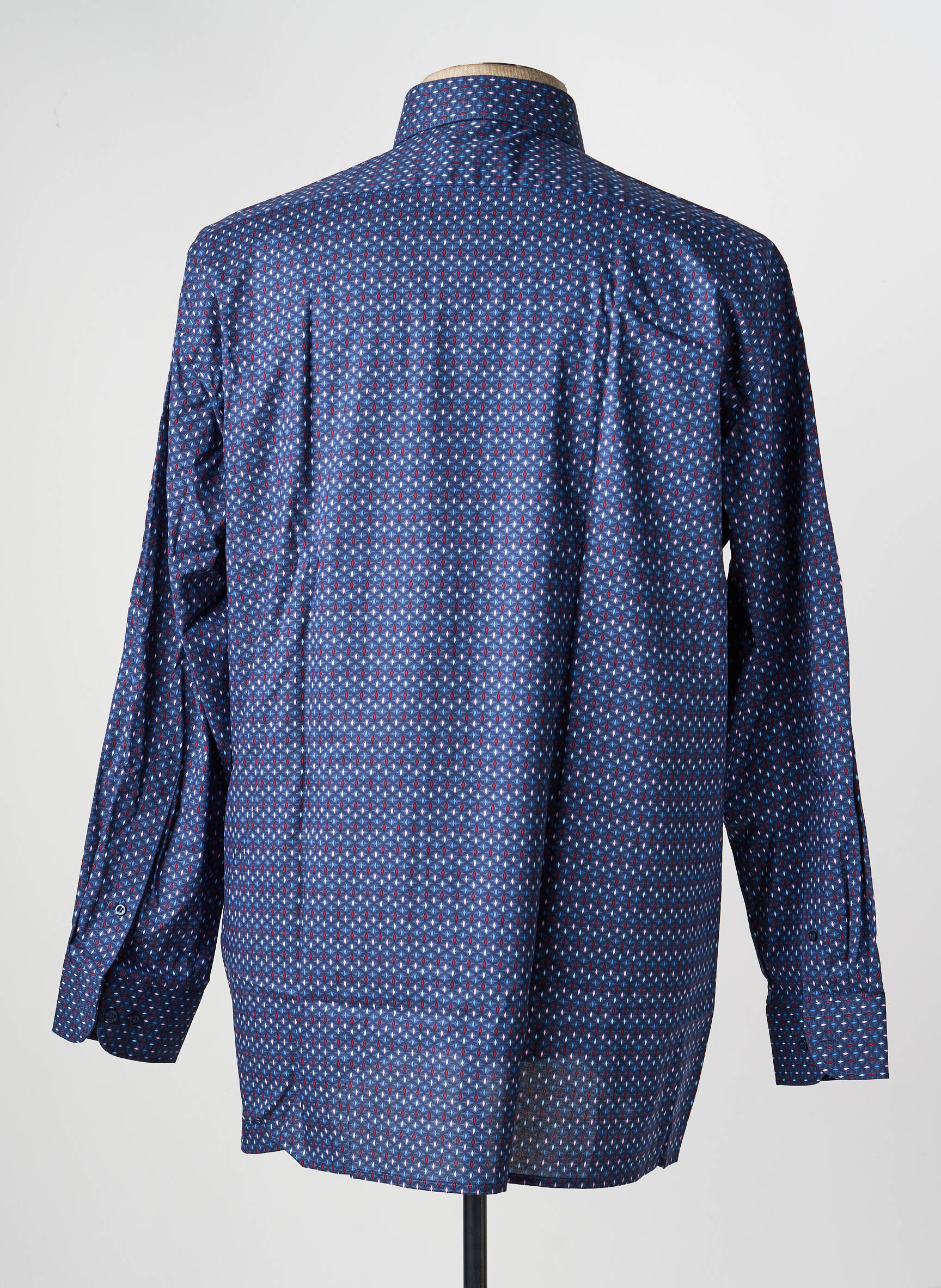 Chemise manches longues imprimé fantaisie bleu MARVELIS homme