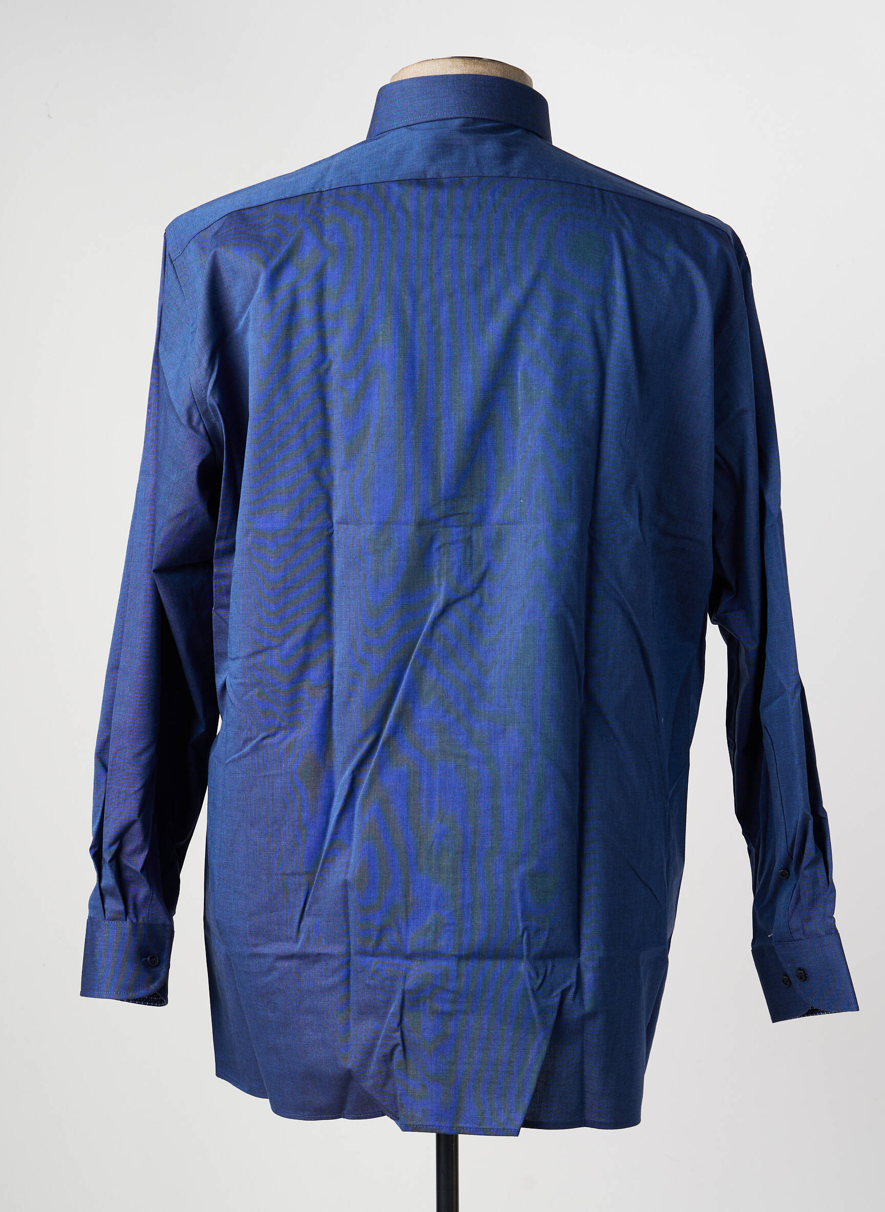 Chemise manches longues poches bleu MARVELIS homme