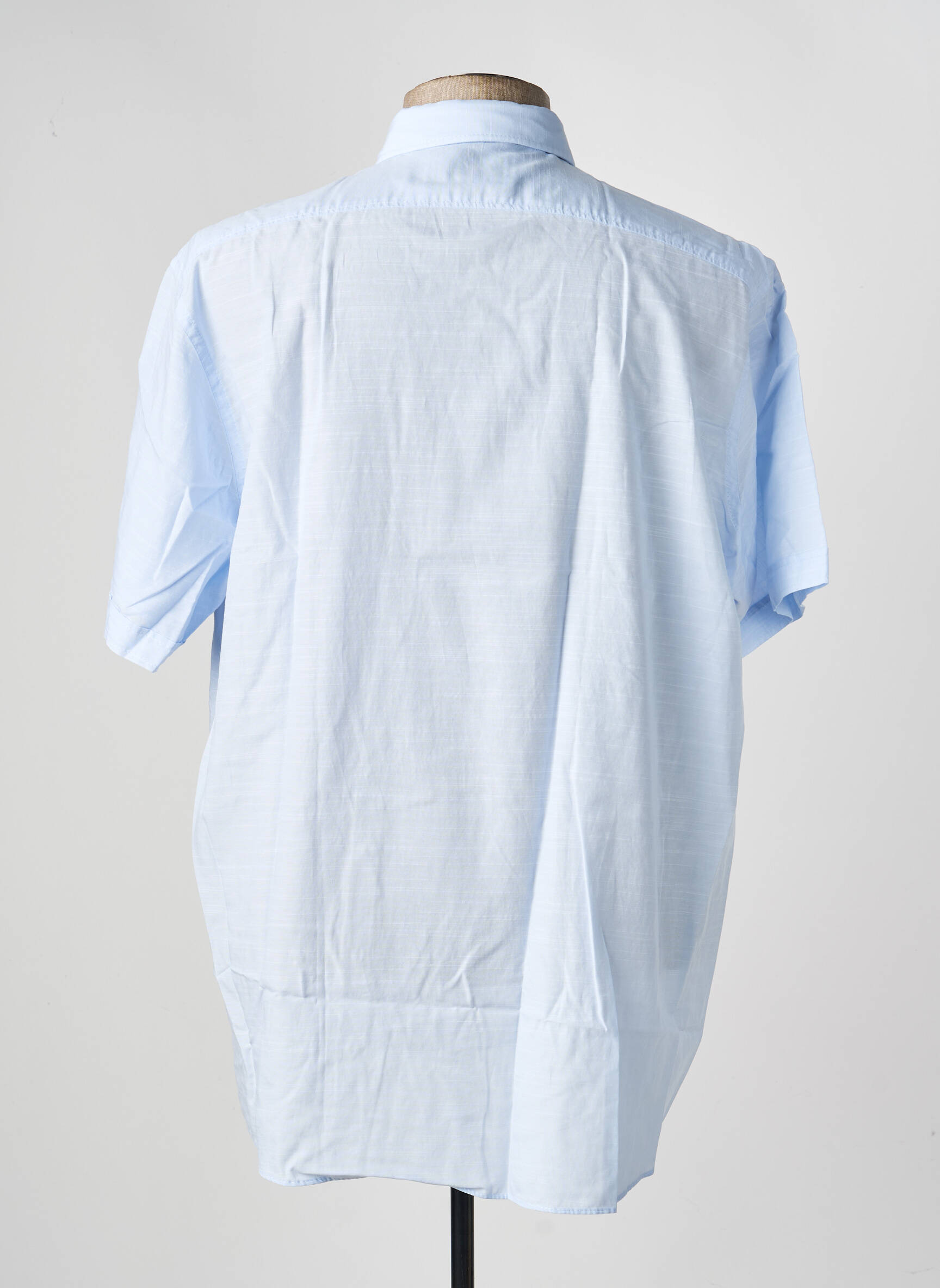 Chemise manches courtes poches bleu MARVELIS homme