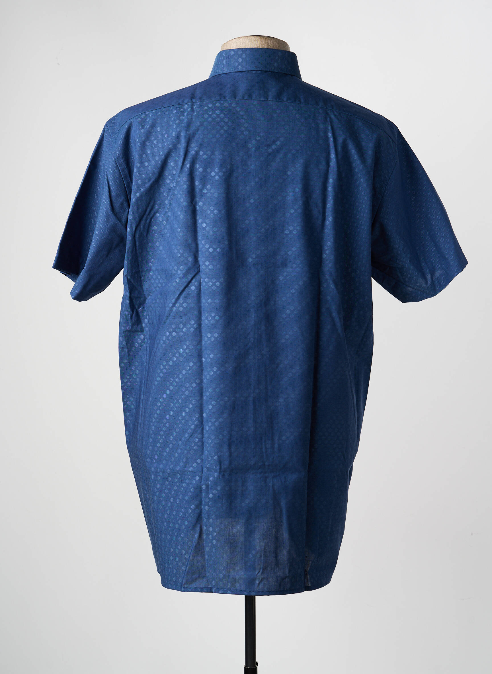 Chemise manches courtes coupe droite bleu MARVELIS homme