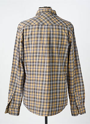 Chemise manches longues poches beige ELLE EST OU LA MER homme