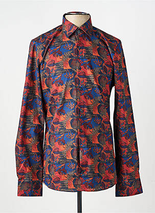 Chemise manches longues imprimé fantaisie bleu MARVELIS homme