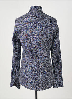 Chemise manches longues imprimé fantaisie bleu MARVELIS homme