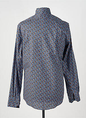 Chemise manches longues imprimé fantaisie bleu MARVELIS homme