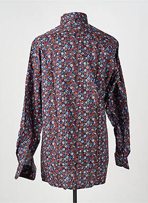 Chemise manches longues poches bleu MARVELIS homme