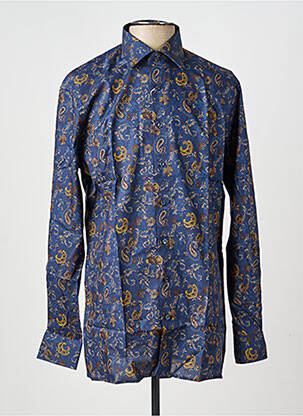 Chemise manches longues coupe cintrée bleu MARVELIS homme